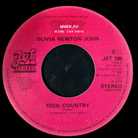 Olivia Newton-John / Electric Light Orchestra / Olivia Newton-John - Xanadu / Fool Country side B