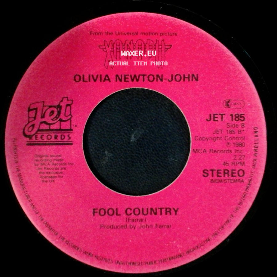 Olivia Newton-John / Electric Light Orchestra / Olivia Newton-John - Xanadu / Fool Country side B