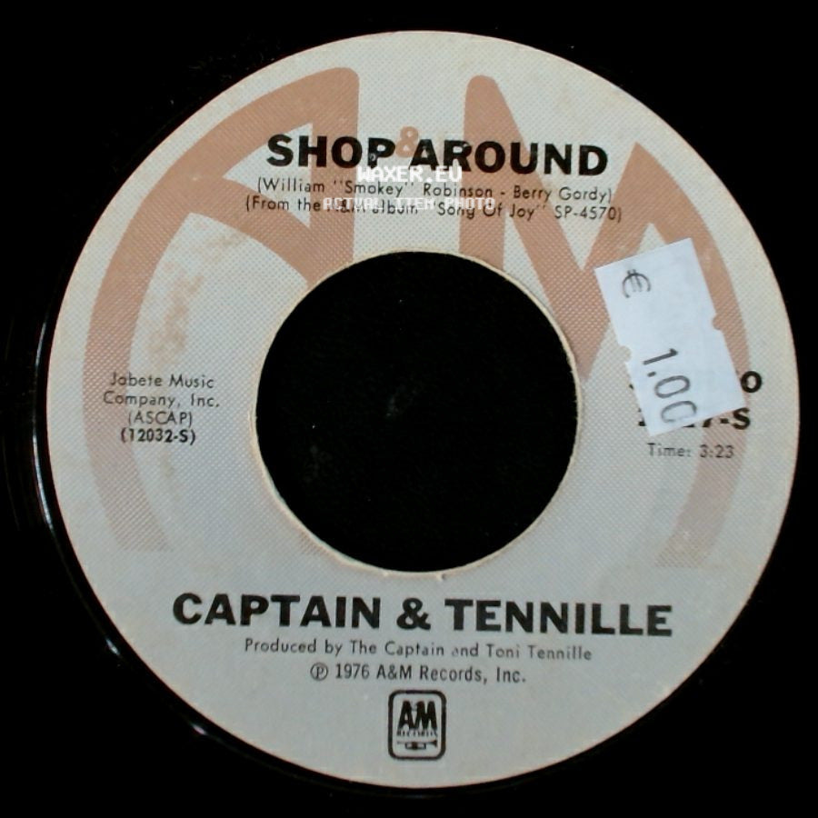 Captain & Tennille - Butterscotch Castle / Shop Around side B