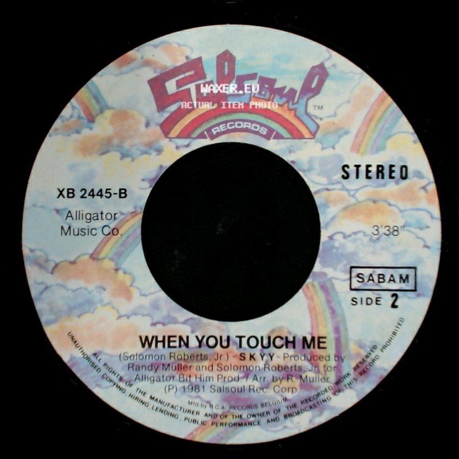 Skyy - Call Me / When You Touch Me side B
