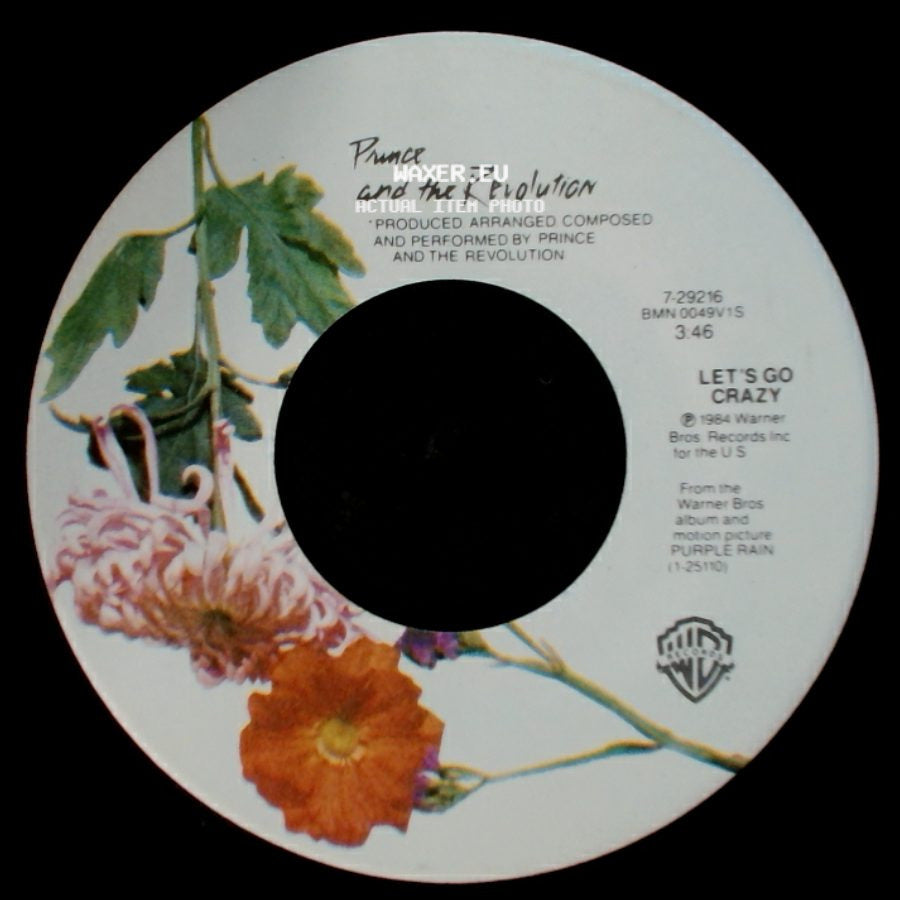 Prince And The Revolution - Erotic City (Make Love Not War) / Let's Go Crazy side B