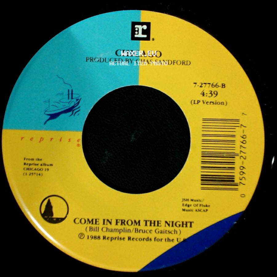 Chicago - Look Away / Come In From The Night side B