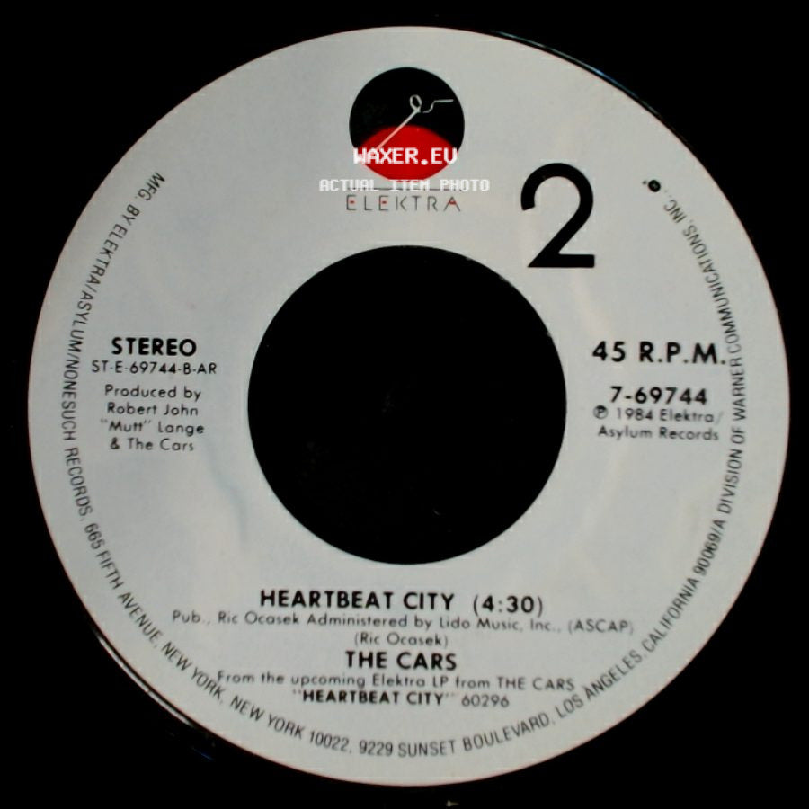 The Cars - Heartbeat City / You Might Think side A