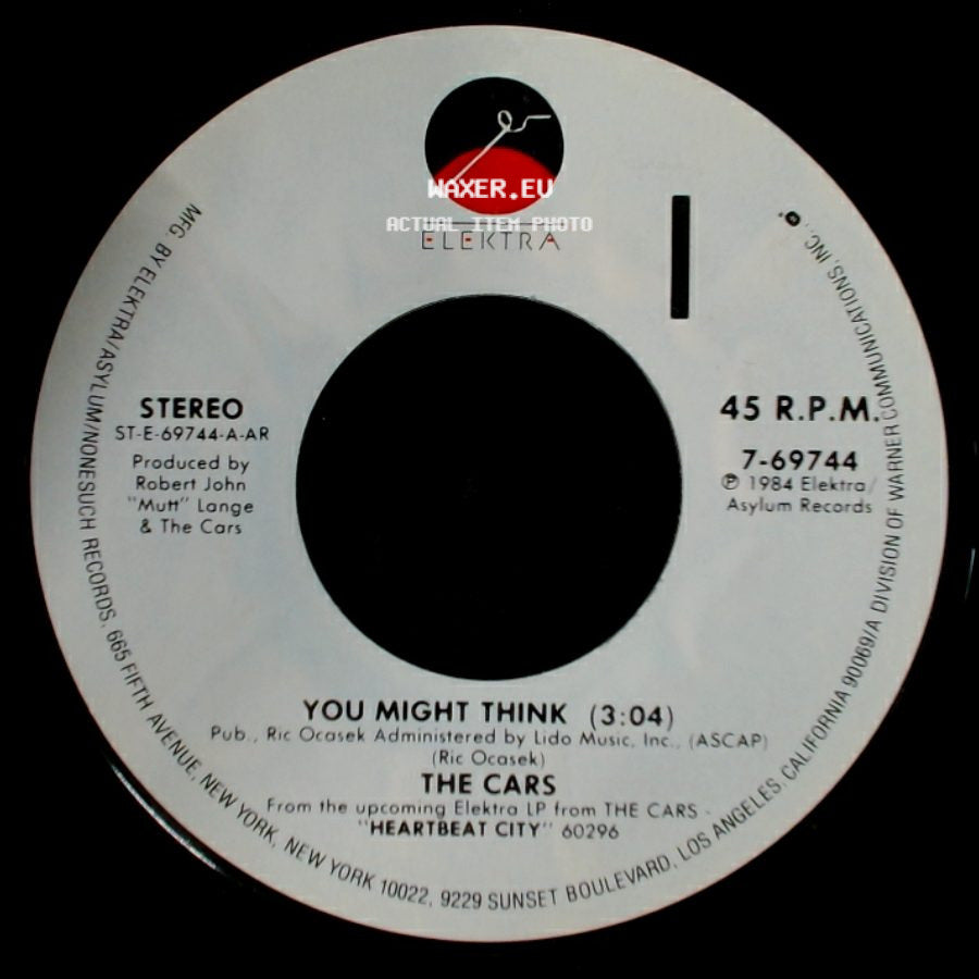 The Cars - Heartbeat City / You Might Think side B