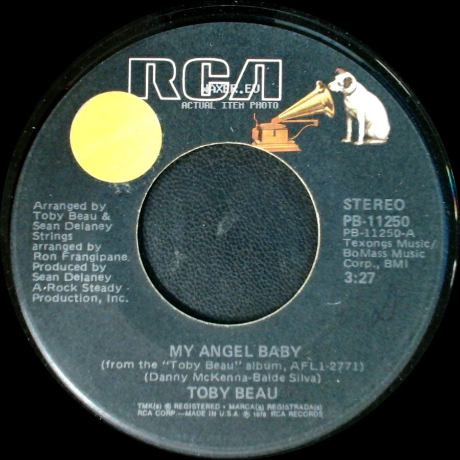 Toby Beau - My Angel Baby / California side A