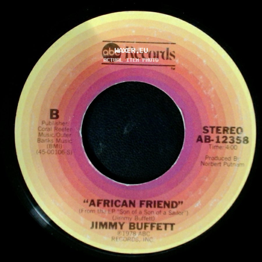 Jimmy Buffett - African Friend / Cheeseburger In Paradise side A