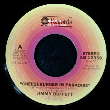 Jimmy Buffett - African Friend / Cheeseburger In Paradise side B