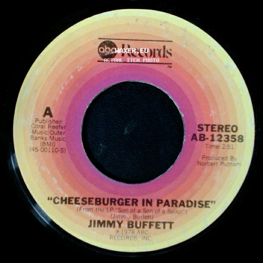 Jimmy Buffett - African Friend / Cheeseburger In Paradise side B
