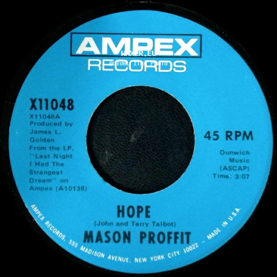Mason Proffit - Hope / Jewel side A