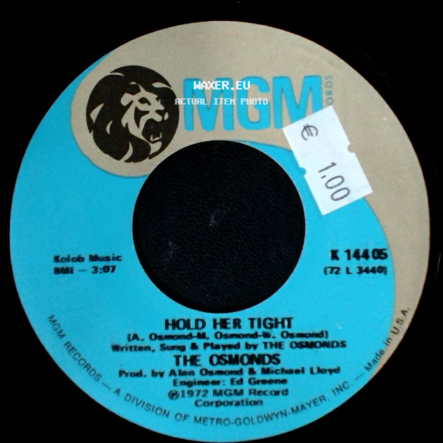 The Osmonds - Love Is / Hold Her Tight side B