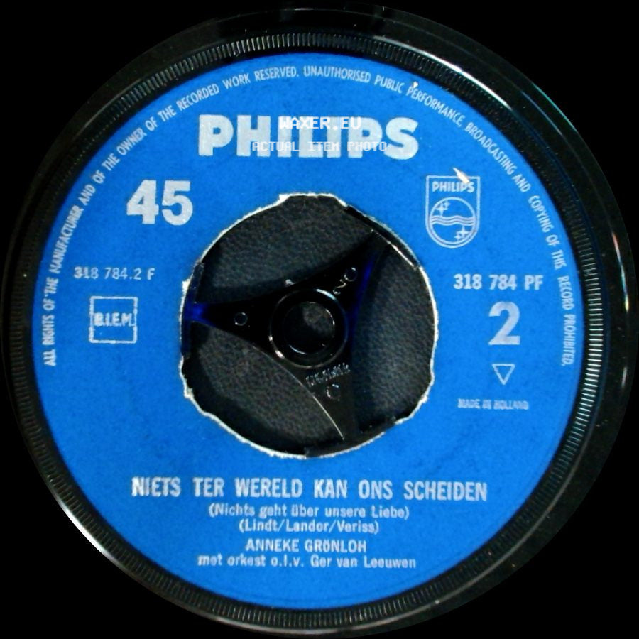 Anneke Grönloh - Niets Ter Wereld Kan Ons Scheiden / Paradiso side A