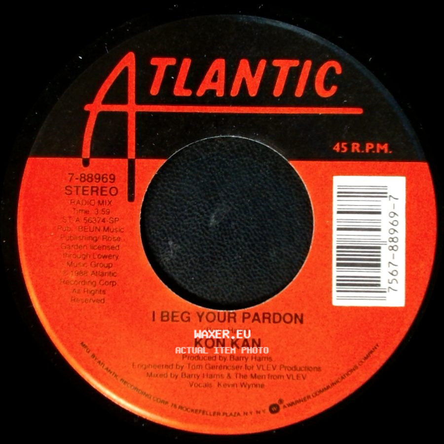 Kon Kan - I Beg Your Pardon / I Beg Your Pardon side A