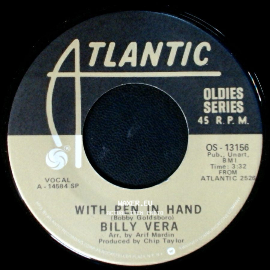 Robert & Johnny / Billy Vera - You're Mine / With Pen In Hand side B