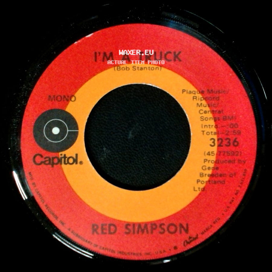 Red Simpson - I'm A Truck / Where Love Used To Be side A