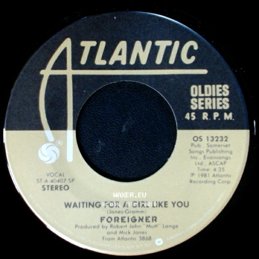 Foreigner - Waiting For A Girl Like You / Urgent side A