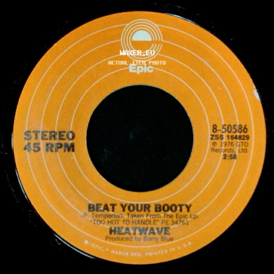 Heatwave - Beat Your Booty / Mind Blowing Decisions side A