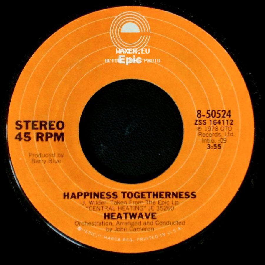 Heatwave - Happiness Togetherness / The Groove Line side A