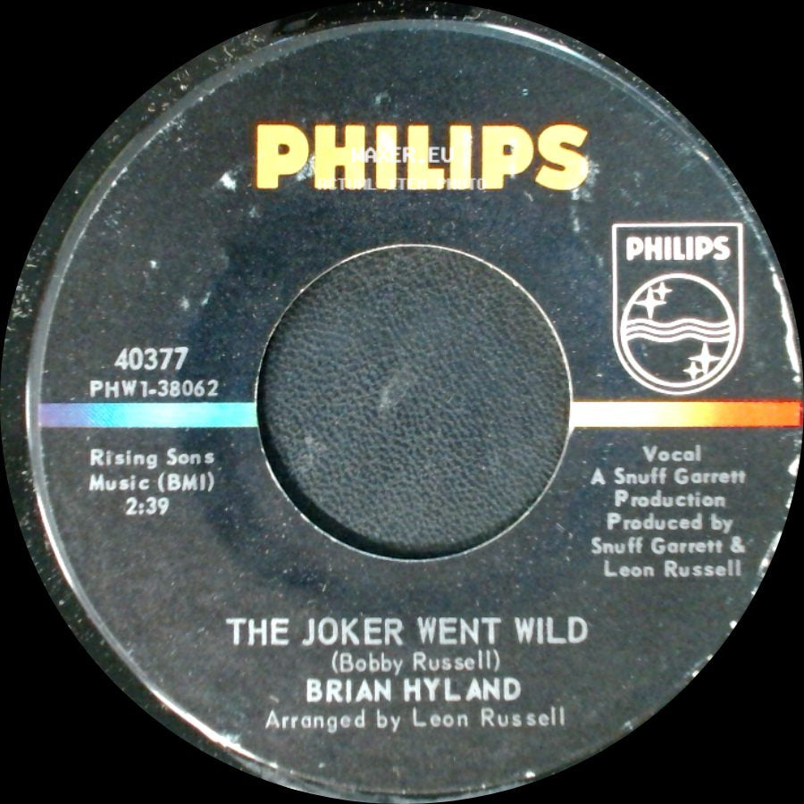 Brian Hyland - The Joker Went Wild / I Can Hear The Rain side A