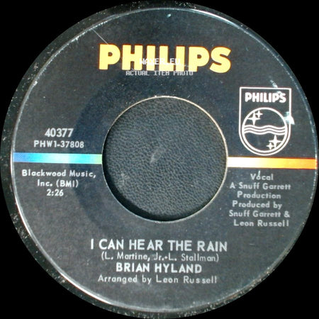 Brian Hyland - The Joker Went Wild / I Can Hear The Rain side B