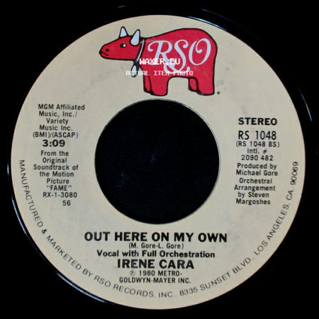 Irene Cara - Out Here On My Own / Out Here On My Own side B