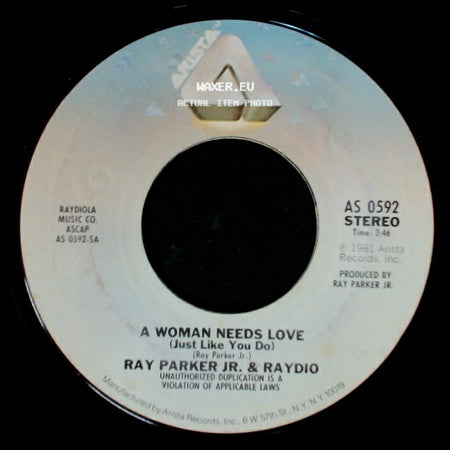 Ray Parker Jr. & Raydio - So Into You / A Woman Needs Love (Just Like You Do) side B