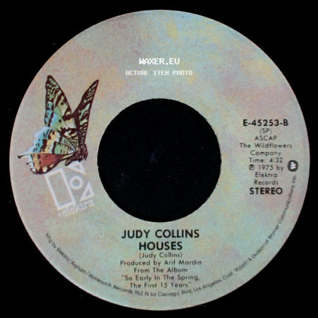 Judy Collins - Houses / Send In The Clowns side A