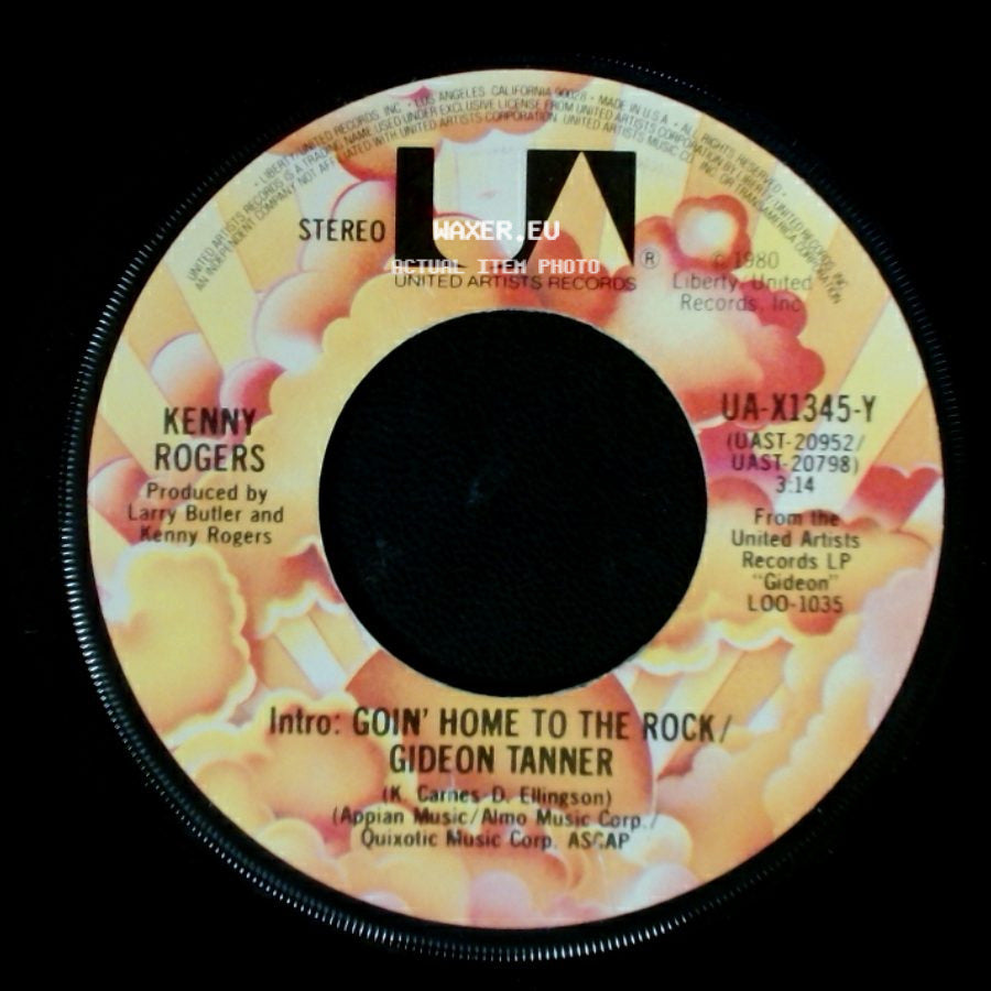 Kenny Rogers Vocal Duet With Kim Carnes / Kenny Rogers - Don't Fall In Love With A Dreamer / Intro: Goin' Home To The Rock / Gideon Tanner side B