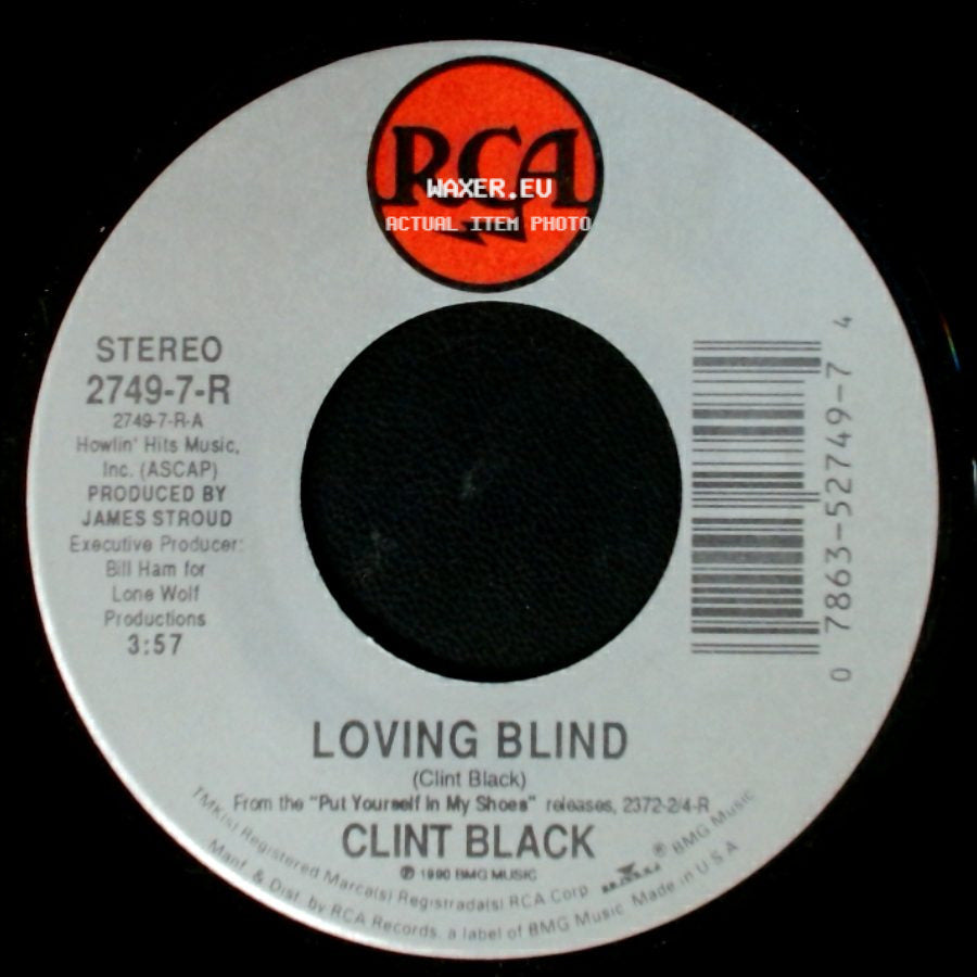 Clint Black - Muddy Water / Loving Blind side B