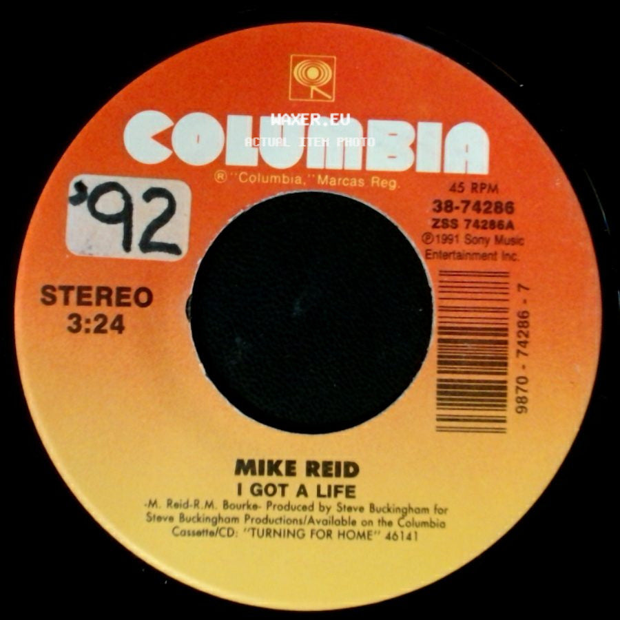 Mike Reid - Your Love Stays With Me / I Got A Life side B