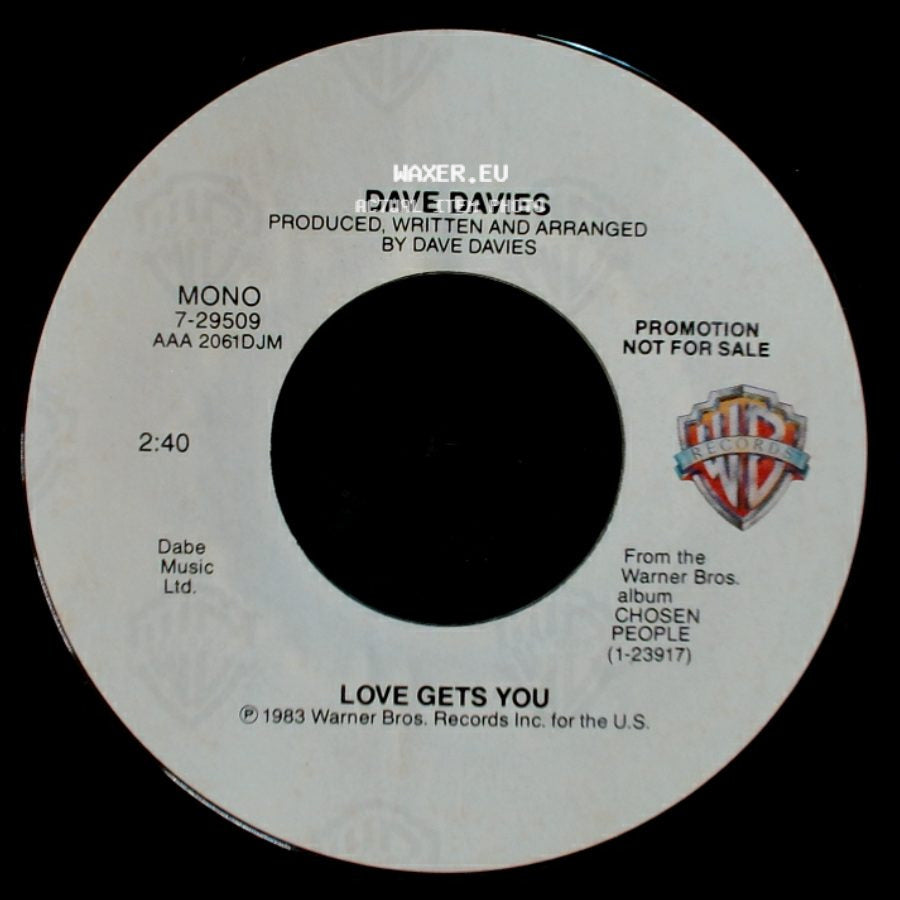 Dave Davies - Love Gets You / Love Gets You side A