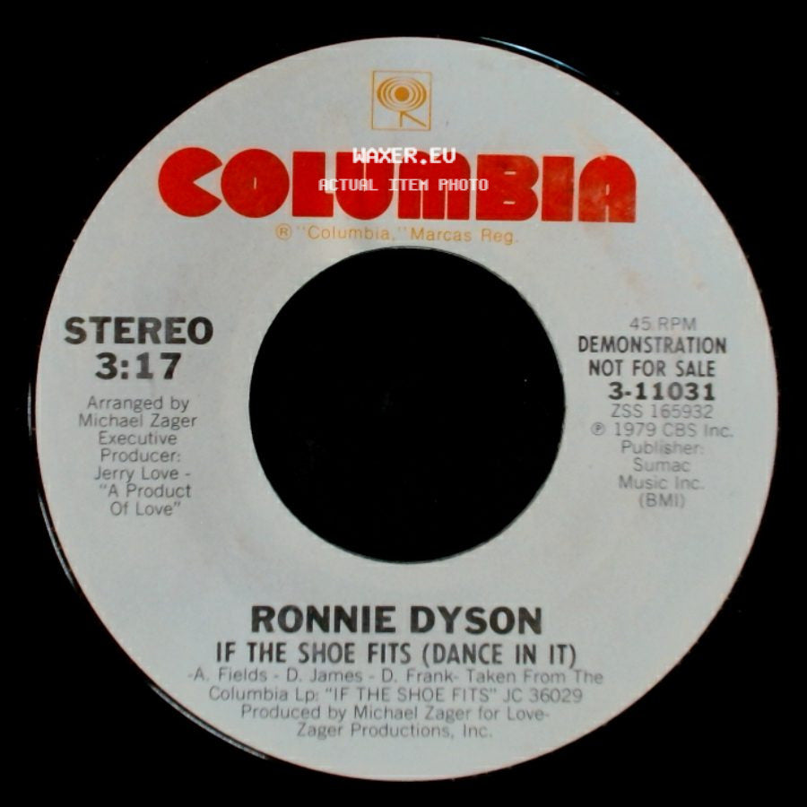Ronnie Dyson - If The Shoe Fits (Dance In It) / If The Shoe Fits (Dance In It) side A