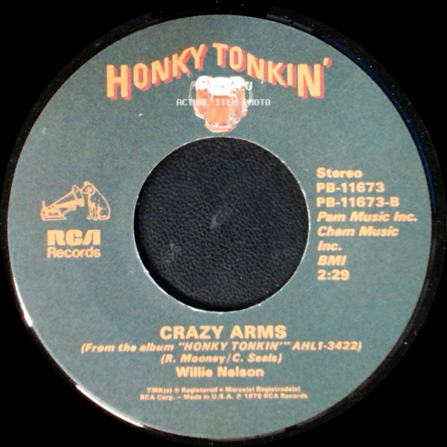 Willie Nelson / Bobby Bare - Crazy Arms / Hurricane Shirley side A