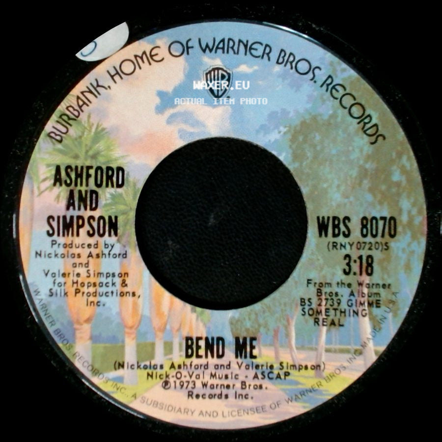 Ashford And Simpson - Bend Me / Ain't Nothin' But A Maybe side A