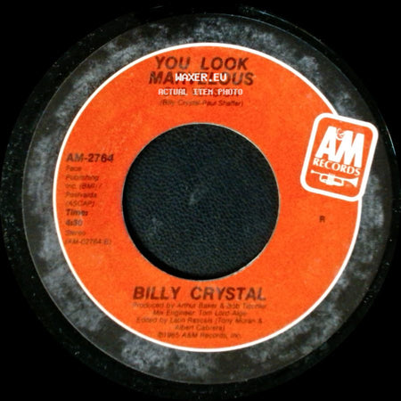 Billy Crystal - You Look Marvelous Dub Version / You Look Marvelous side A