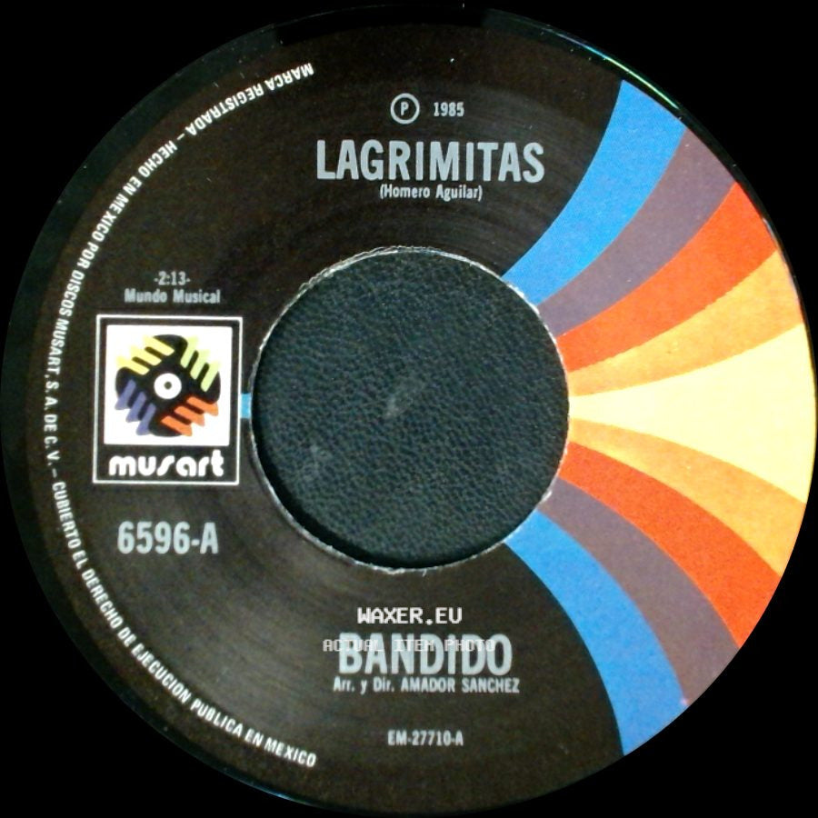 Amador Sánchez / Bandido - Bandido / Lagrimitas side B