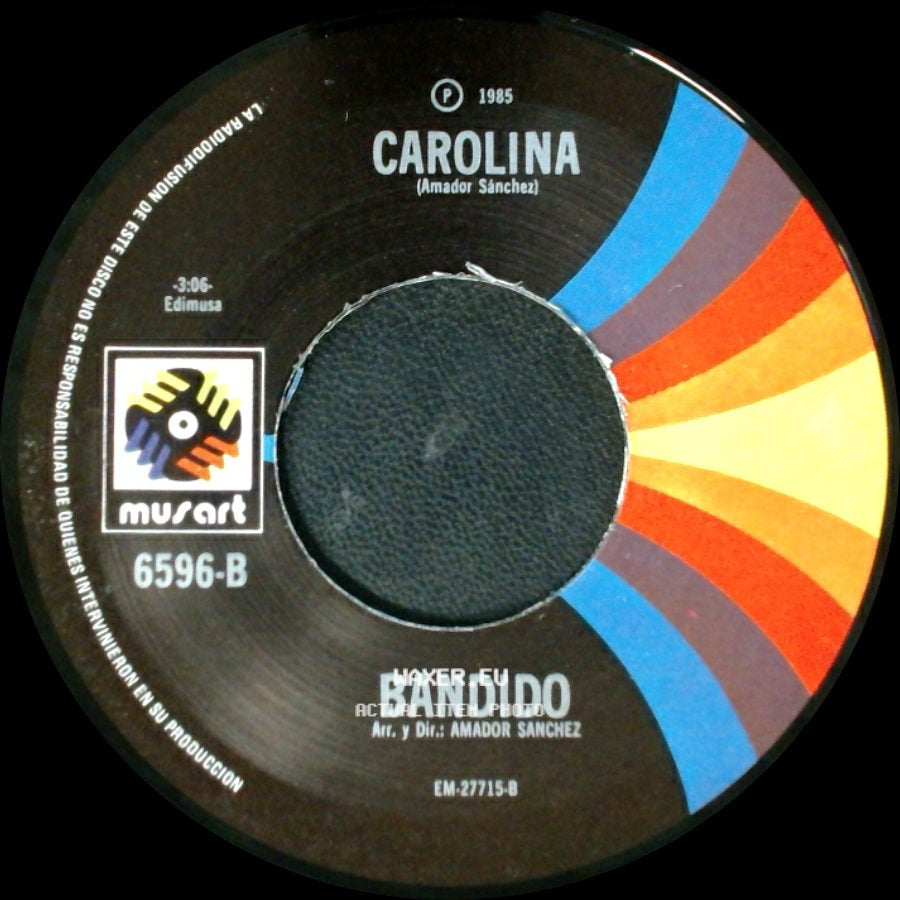 Amador Sánchez / Lagrimitas - Carolina / Bandido side A