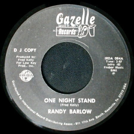 Randy Barlow - One Night Stand / One Night Stand side A