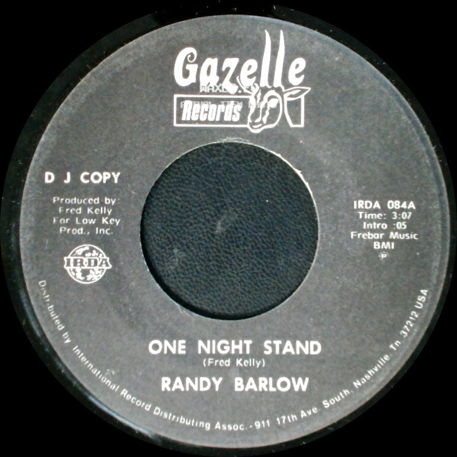 Randy Barlow - One Night Stand / One Night Stand side B