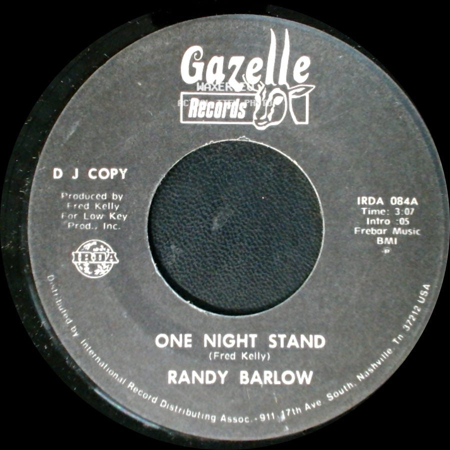 Randy Barlow - One Night Stand / One Night Stand side B