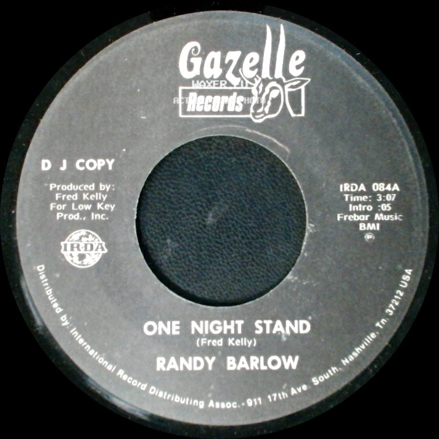 Randy Barlow - One Night Stand / One Night Stand side A