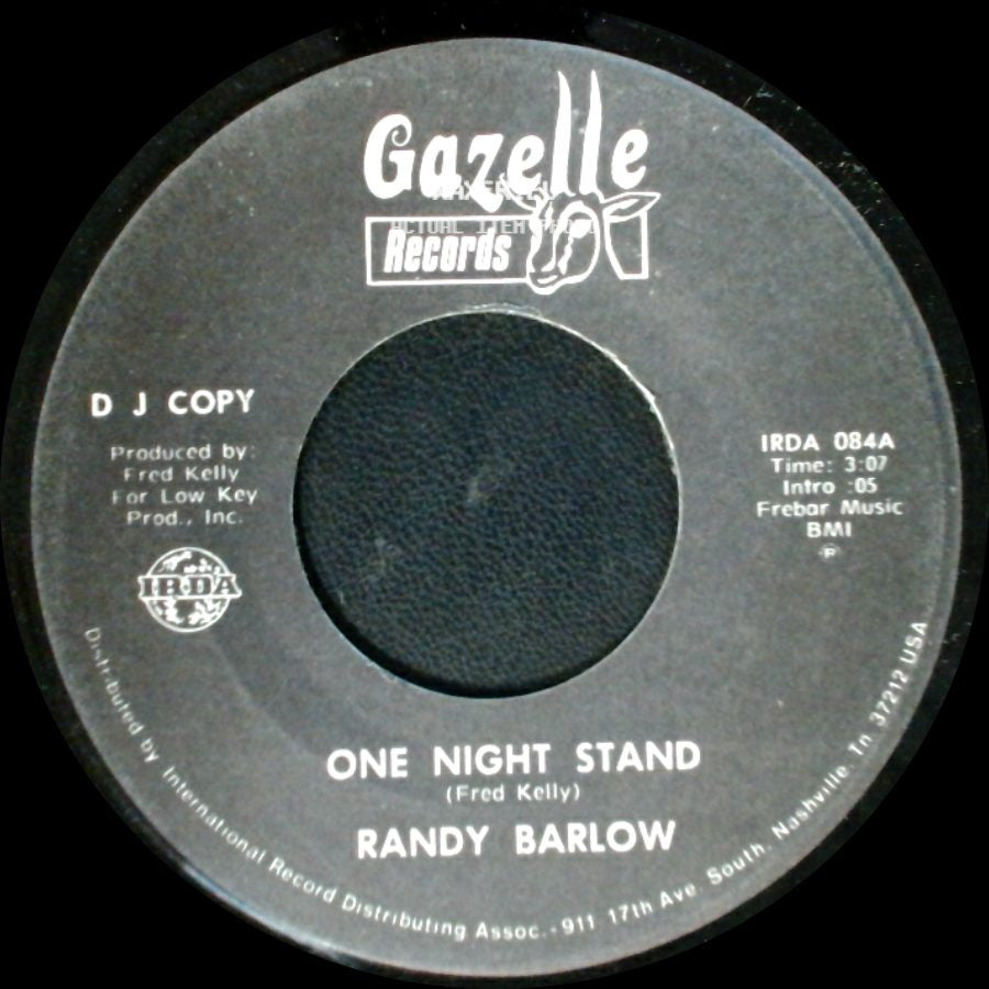 Randy Barlow - One Night Stand / One Night Stand side B