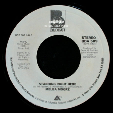 Melba Moore - Standing Right Here / Standing Right Here side B