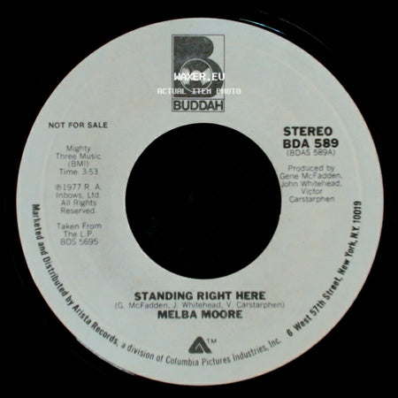 Melba Moore - Standing Right Here / Standing Right Here side B
