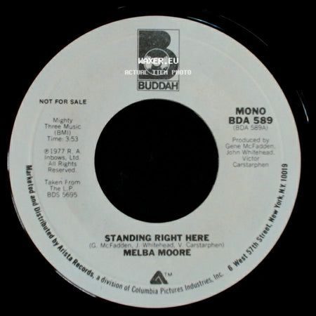 Melba Moore - Standing Right Here / Standing Right Here side A
