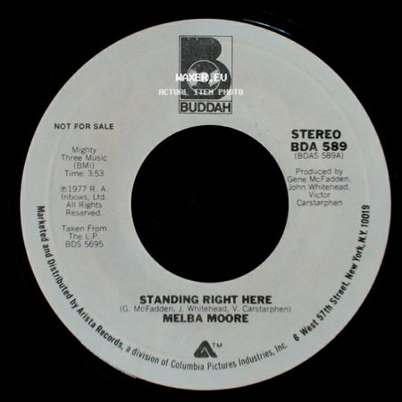 Melba Moore - Standing Right Here / Standing Right Here side B