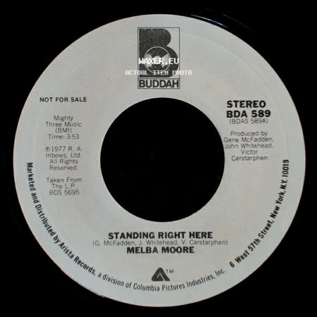 Melba Moore - Standing Right Here / Standing Right Here side B