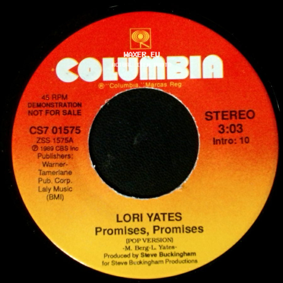 Lori Yates - Promises, Promises / Promises, Promises side A