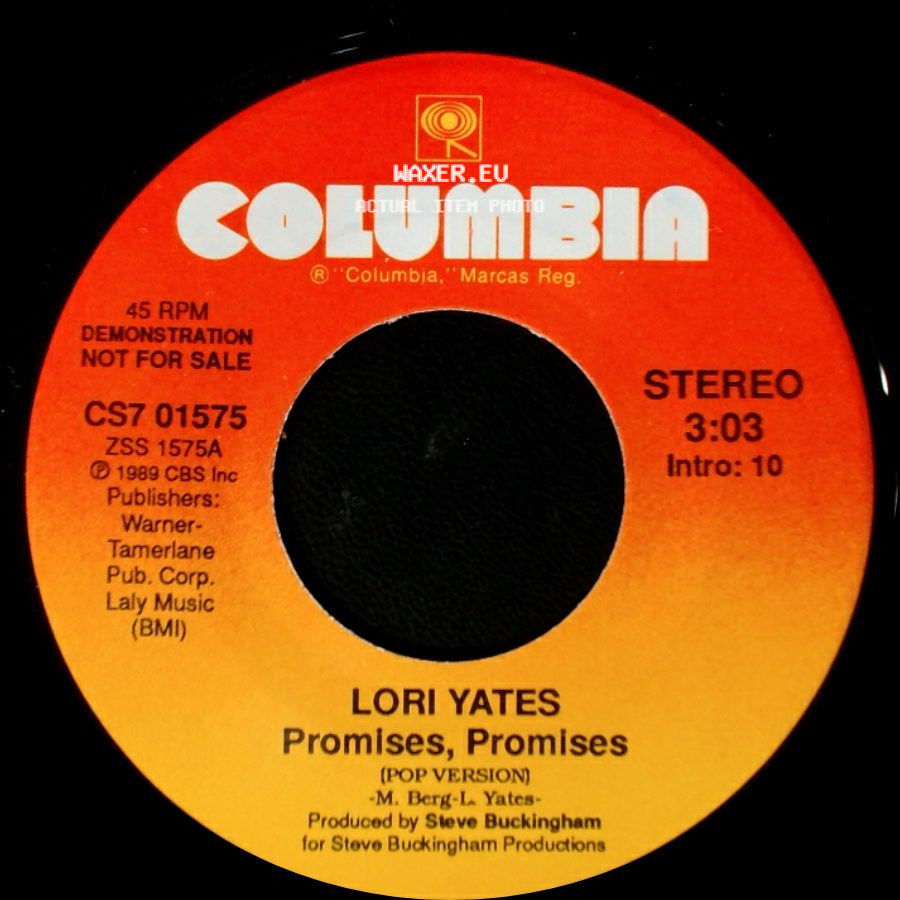 Lori Yates - Promises, Promises / Promises, Promises side B