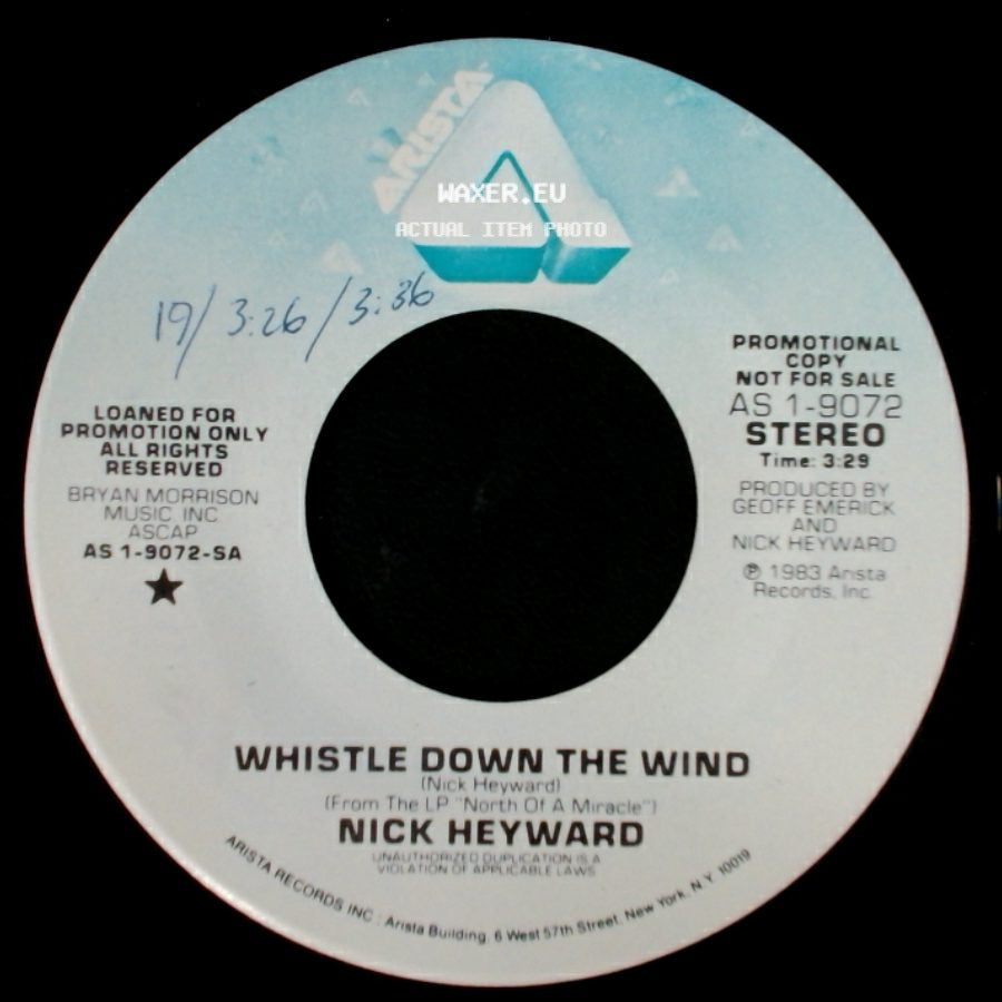 Nick Heyward - Whistle Down The Wind / Whistle Down The Wind side A