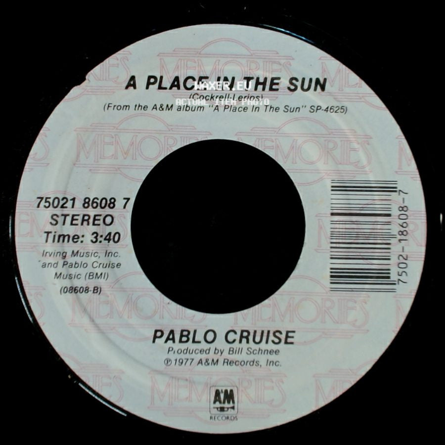 Pablo Cruise - Whatcha Gonna Do? / A Place In The Sun side B